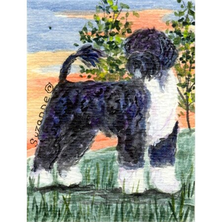 Carolines Treasures 28 x 40 In. Portuguese Water Dog Flag Canvas- House Size SS8855CHF